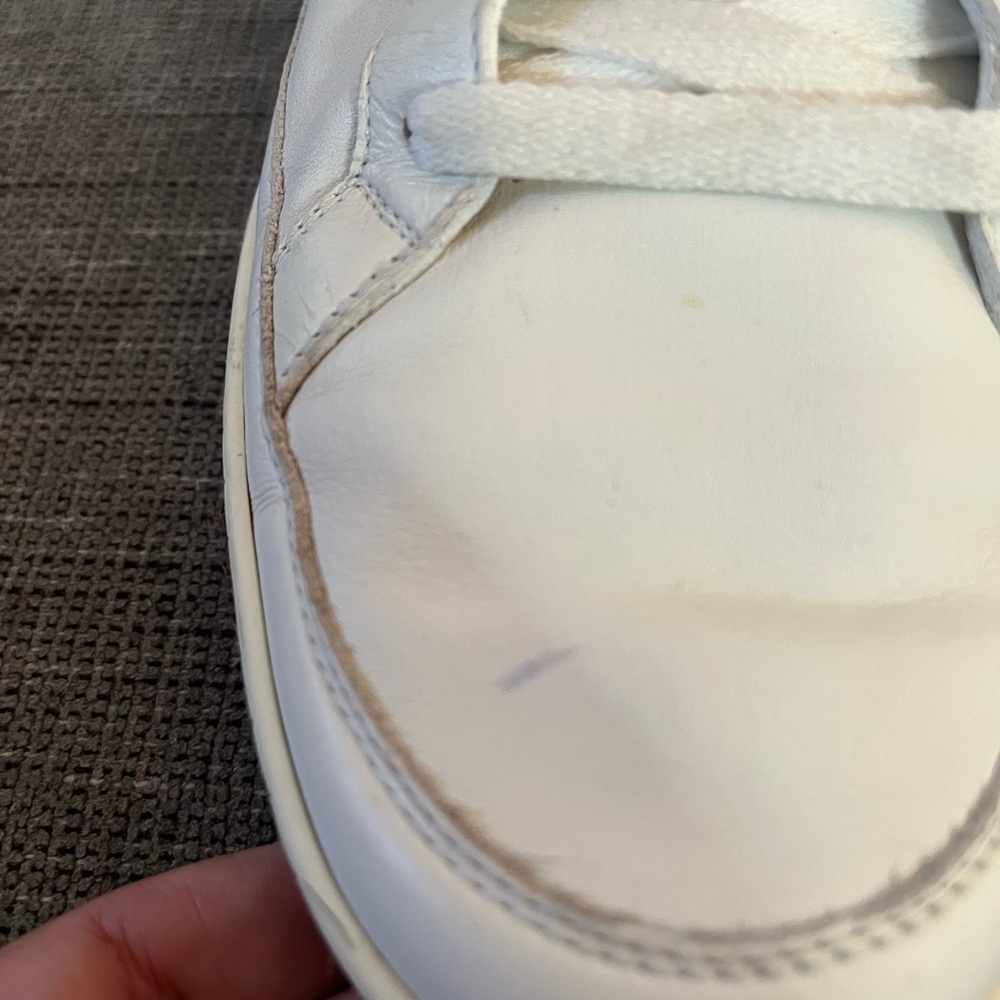 Gucci Men’s White Leathet Python Skin High Top Sneakers Limited Edition Sz 8.5 - Picture 4 of 16